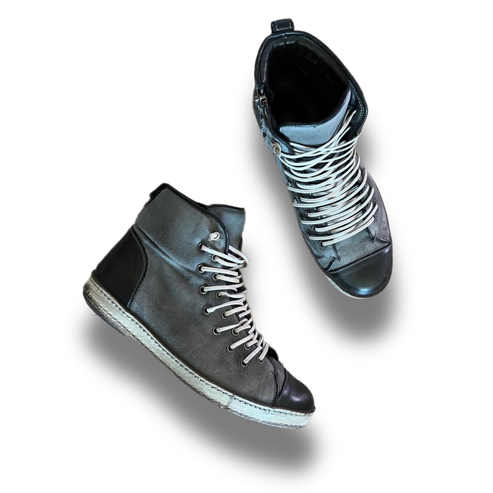 John Varvatos Leather + Canvas Sneakers |Men’s 9